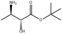 叔丁基(2R，3R)-3-氨基-2-羟基丁酸,204587-91-7,结构式
