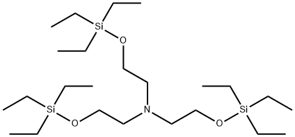 3,3,11,11-Tetraethyl-7-[2-(triethylsiloxy)ethyl]-4,10-dioxa-7-aza-3,11-disilatridecane,20467-10-1,结构式