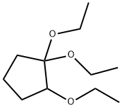 Cyclopentane, 1,1,2-triethoxy- (9CI) Struktur