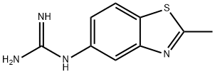 Guanidine, (2-methyl-5-benzothiazolyl)- (9CI) Struktur