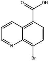 8-溴喹啉-5-甲酸, 204782-96-7, 结构式