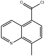 5-Quinolinecarbonyl chloride, 8-methyl- (9CI) 化学構造式