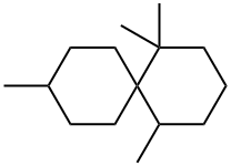 1,1,5,9-Tetramethylspiro[5.5]undecane,20479-46-3,结构式