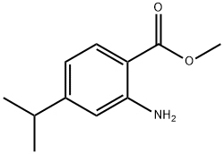 Benzoic acid, 2-amino-4-(1-methylethyl)-, methyl ester (9CI) Structure