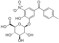 Tolcapone 3-b-D-Glucuronide 化学構造式