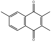 2,3,6-三甲基萘醌,20490-42-0,结构式