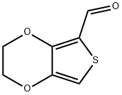 3,4-エチレンジオキシチオフェン-2-カルボキシアルデヒド 化学構造式