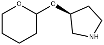 (S)-(3-PYRROLIDINEOXY)TETRAHYDRO-2H-PYRAN, 204973-53-5, 结构式