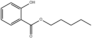 水杨酸戊酯,2050-08-0,结构式