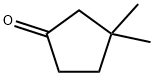 3,3-ジメチルシクロペンタノン 化学構造式