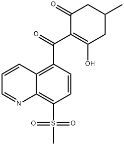 205045-96-1 2-Cyclohexen-1-one,  3-hydroxy-5-methyl-2-[[8-(methylsulfonyl)-5-quinolinyl]carbonyl]-