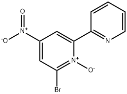 6-BROMO-4-NITRO-2,2'-BIPYRIDINE-1-OXIDE 化学構造式