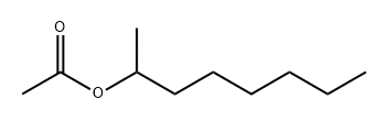 酢酸1-メチルヘプチル 化学構造式
