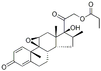 Betamethasone 9,11-Epoxide Propionate Structure