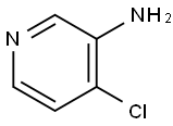 3-アミノ-4-クロロピリジン 化学構造式