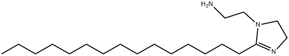4,5-dihydro-2-pentadecyl-1H-imidazole-1-ethylamine Structure