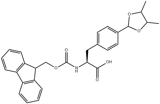 FMOC-L-PHE(4-CHO) 化学構造式