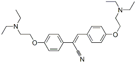 2052-75-7 (Z)-2,3-bis[4-(2-diethylaminoethoxy)phenyl]prop-2-enenitrile