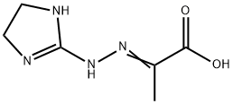 Propanoic acid, 2-[(4,5-dihydro-1H-imidazol-2-yl)hydrazono]- (9CI) Structure