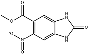 Methyl 6-nitro-2-oxo-2,3-dihydro-1H-1,3-benzodiazole-5-carboxylate Structure