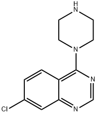 7-CHLORO-4-(PIPERAZIN-1-YL)QUINAZOLINE 结构式