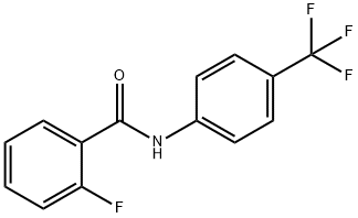 N-[4-(TRIFLUOROMETHYL)PHENYL]-2-FLUOROBENZAMIDE Struktur