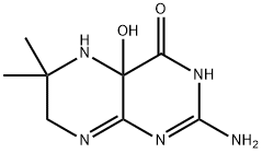4(1H)-Pteridinone, 2-amino-4a,5,6,7-tetrahydro-4a-hydroxy-6,6-dimethyl- (9CI) 结构式