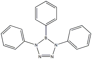 1,4,5-Triphenyl-4,5-dihydro-1H-tetrazaborole Structure