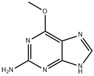 2-氨基-6-甲氧基嘌呤, 20535-83-5, 结构式
