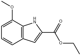 7-Methoxy-1H-indole-2-carboxylic acid ethyl ester Structure