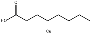octanoic acid, copper salt  Struktur