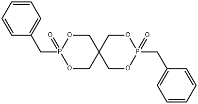 3,9-dibenzyl-2,4,8,10-tetraoxa-3,9-diphosphaspiro[5.5]undecane 3,9-dioxide Struktur