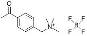 N-(4-ACETYLBENZYL)-N,N,N-TRIMETHYL AMMONIUM TETRAFLUOROBORATE,205451-03-2,结构式