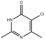 5-Chloro-2,6-dimethyl-4(3H)-pyrimidone 结构式