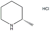(S)-2-メチルピペリジン塩酸塩 化学構造式