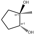 1,2-Cyclopentanediol, 1-methyl-, trans- 化学構造式