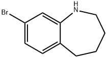 8-BROMO-2,3,4,5-TETRAHYDRO-1H-BENZO[B]AZEPINE HYDROCHLORIDE Struktur