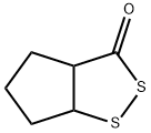 Cyclopenta-1,2-dithiol-3(3aH)-one, 4,5,6,6a-tetrahydro- (8CI) Structure