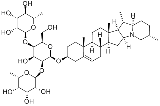 ソラニダ-5-エン-3β-イル2-O,4-O-ジ(6-デオキシ-α-L-マンノピラノシル)-β-D-グルコピラノシド