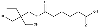 [2,2-bis(hydroxymethyl)butyl] hydrogen adipate Structure