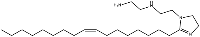 (Z)-N-[2-[2-(8-heptadecenyl)-4,5-dihydro-1H-imidazol-1-yl]ethyl]ethylenediamine 结构式
