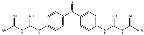 1,1'-[Sulfinylbis(4,1-phenylene)]bisbiguanide Structure