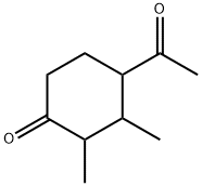 Cyclohexanone, 4-acetyl-2,3-dimethyl- (9CI) 结构式