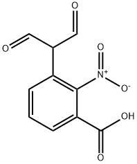 3-(1,3-二氧代丙烷-2-基)-2-硝基苯甲酸, 205680-83-7, 结构式