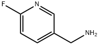 (6-フルオロピリジン-3-イル)メタンアミン 化学構造式