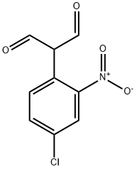 2-(4-CHLORO-2-NITROPHENYL)MALONDIALDEHYDE, 95 结构式