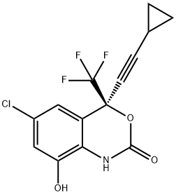 8-羟基依法韦伦,205754-33-2,结构式