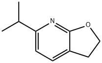 Furo[2,3-b]pyridine, 2,3-dihydro-6-(1-methylethyl)- (9CI) 化学構造式