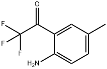 Ethanone, 1-(2-amino-5-methylphenyl)-2,2,2-trifluoro- (9CI) 化学構造式