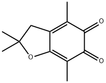 5,6-Benzofurandione, 2,3-dihydro-2,2,4,7-tetramethyl- (9CI) 化学構造式